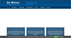 Desktop Screenshot of diemeister.de